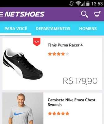 Imagem: Netshoes: App de Compras para Android