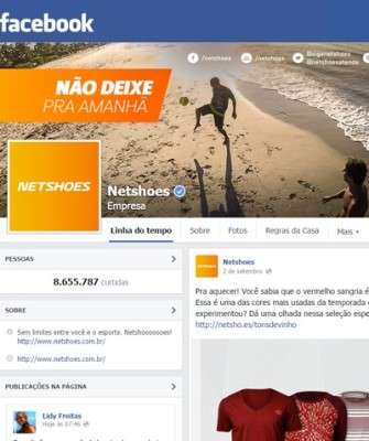 Imagem: Netshoes Notifica Status da Compra Via Facebook