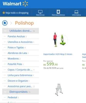 Imagem: Walmart.com e Polishop Fecham Parceria