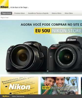 Imagem: Nikon Lança E-commerce no Brasil