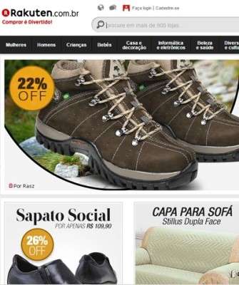 Imagem: Rakuten Almeja 10% do Market Share Brasileiro