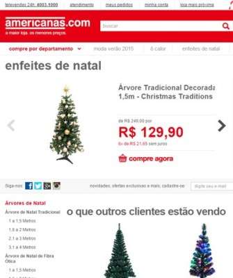 Imagem: Americanas.com Apresenta Novidades para o Natal