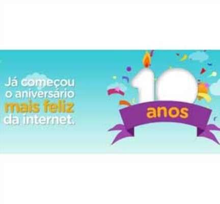 Imagem: Magazineluiza.com Faz Aniversário com Promoção na Web
