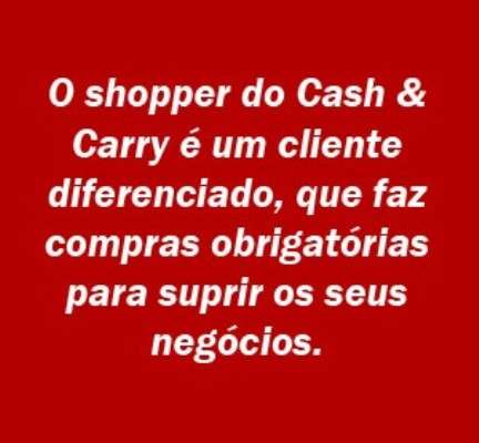 Imagem: A REINVENÇÃO DO CASH & CARRY