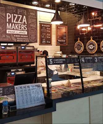 Destaque Rede de Pizzaria Inova em Praça de Alimentação