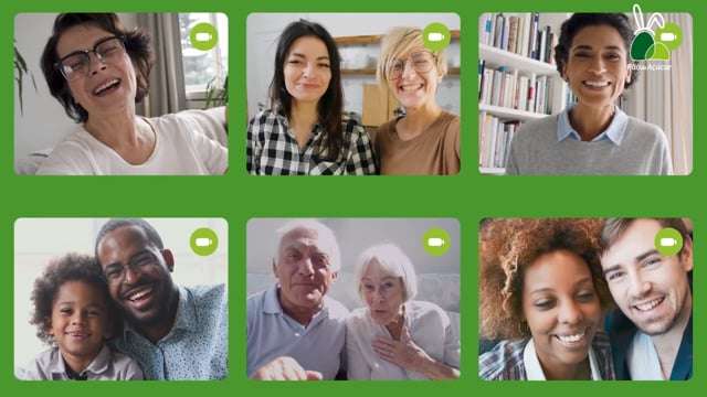 Imagem: Reunião Virtual na Páscoa